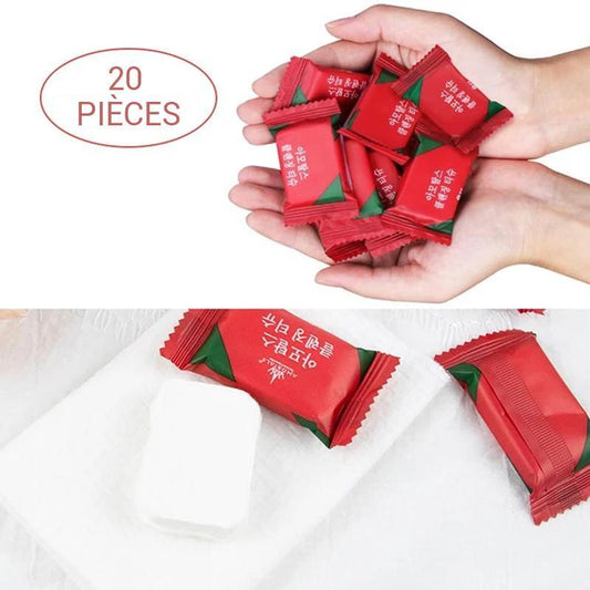 Serviette de Compression Jetable en Coton