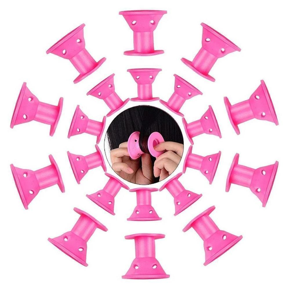20 Pièces Bigoudis en Silicone