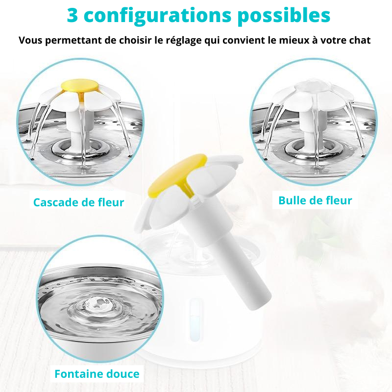 Fontaine à eau chat et chien