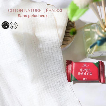 Serviette de Compression Jetable en Coton