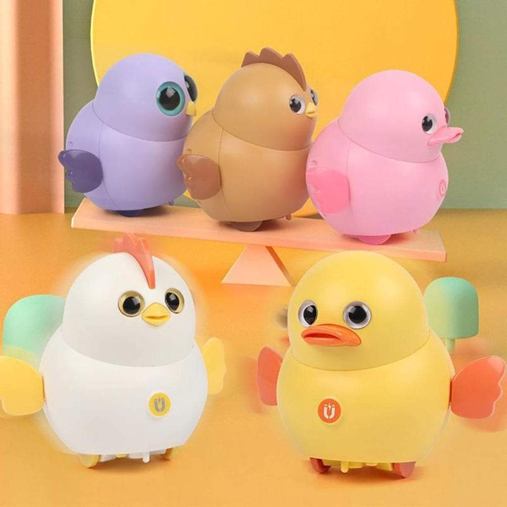 Jouet en forme de poule (6 pièces)