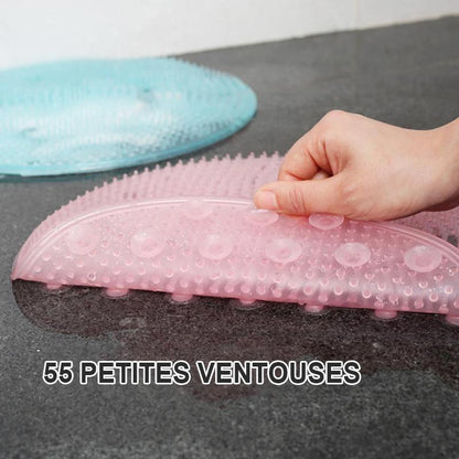Tapis de Massage Antidérapant en Silicone pour Salle de Bain