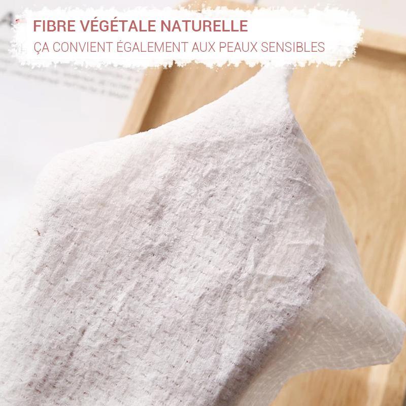 Serviette de Compression Jetable en Coton