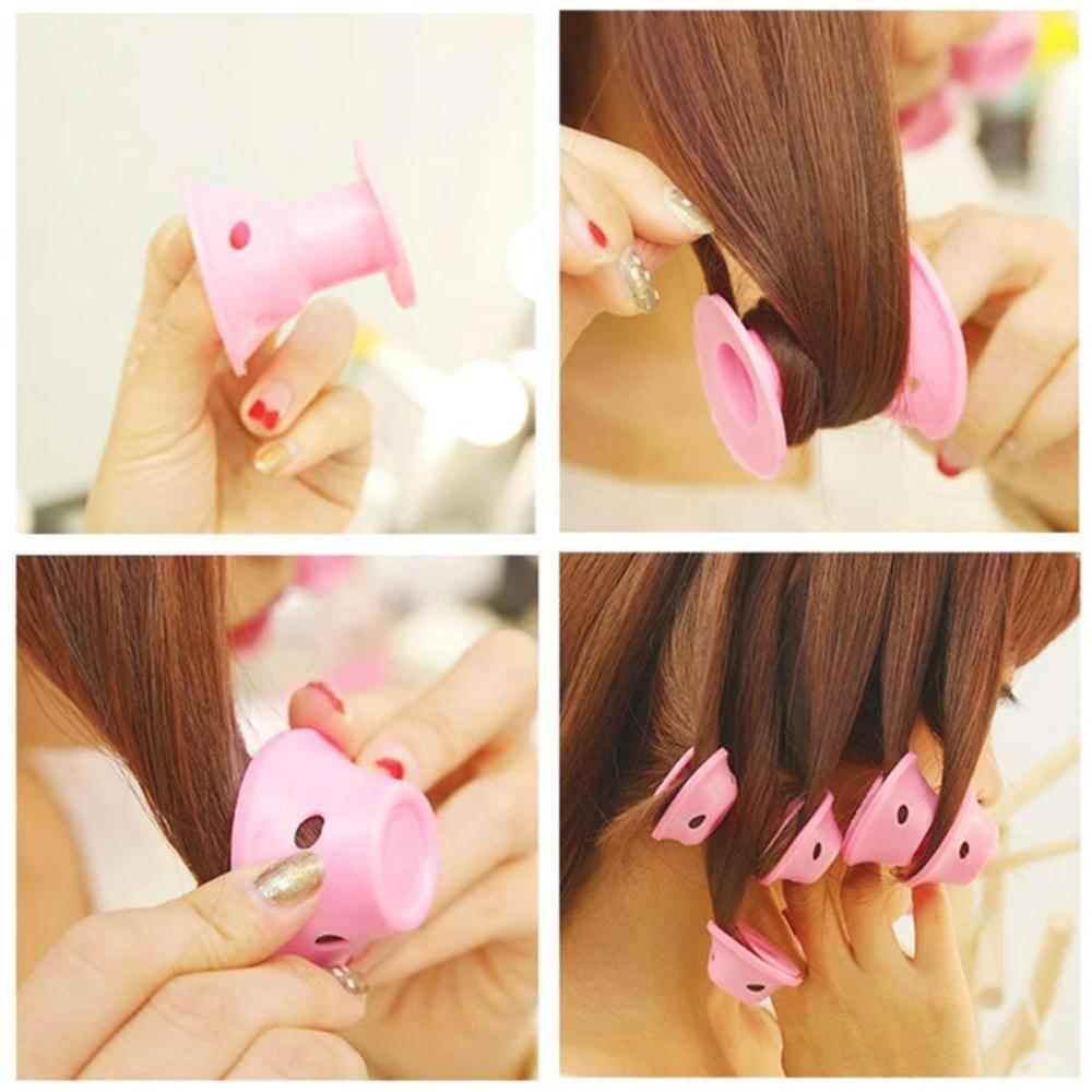 20 Pièces Bigoudis en Silicone