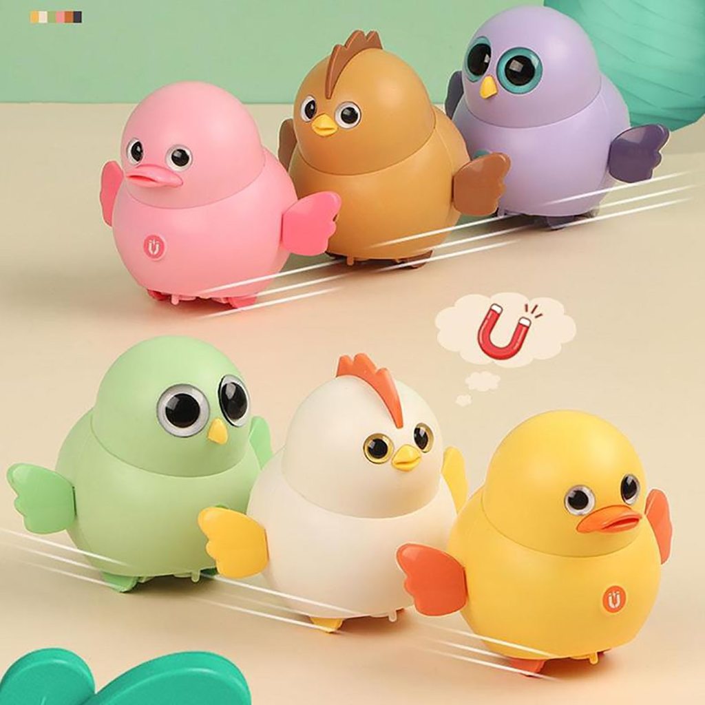 Jouet en forme de poule (6 pièces)