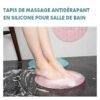 tapis de massage antidérapant en silicone