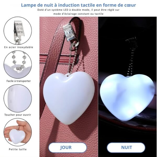 lampes led de sac à main en forme de cœur lampes led de sac à main en forme de cœur