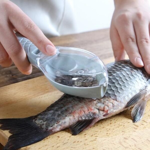 1 1024x1024 2x ae0e784b e8fa 4bb7 bcf7 0ce10c527dda.jpg Écailleur à poisson avec couvercle transparent recueillant les écailles
