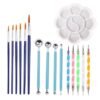 2 1024x1024 2x 5afc2fec 6226 4e44 839a 5e505b68c684.jpg Kit de peinture mandala avec outils à points, pinceaux et palette blanche