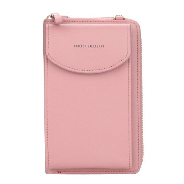 roseclair 1024x1024 2x 97461a26 40bc 4fa1 bb16 6d354e0cf5d8.jpg Portefeuille avec pochette extérieure pour téléphone et fermeture à bouton