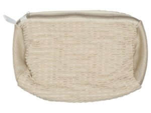 Sac de lavage chaussures Wibra beige – 38 × 18 × 18 cm Sac de lavage pour chaussures Wibra beige avec fermeture éclair
