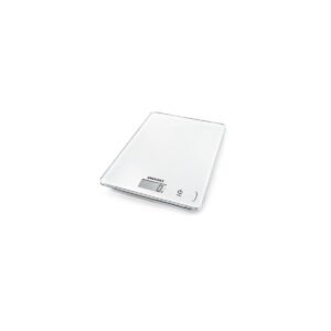 Balance de cuisine Soehnle Page Compact 300 blanche, vue en perspective