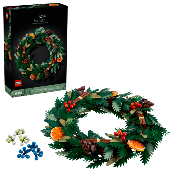 lego-10340-noel-2 Couronne de Noël LEGO 10340 – boîte et modèle