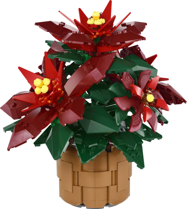 Étoile de Noël LEGO Poinsettia 10370 – modèle assemblé