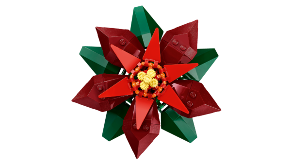 Étoile de Noël LEGO Poinsettia 10370 – détails du modèle