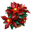 Étoile de Noël LEGO Poinsettia 10370 – détails du modèle