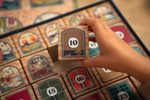 Calendrier de l’Avent puzzle Ravensburger 2026 Noël à la maison — présentation fabricant 7