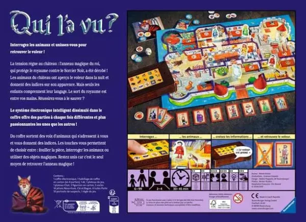 Ravensburger 21439 – visuel 1 Ravensburger Qui l’a vu ? 21439 – Jeu d’enquête coopératif dès 6 ans – visuel fabricant 1