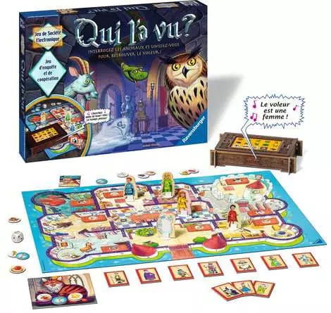 Ravensburger 21439 – visuel 2 Ravensburger Qui l’a vu ? 21439 – Jeu d’enquête coopératif dès 6 ans – visuel fabricant 2