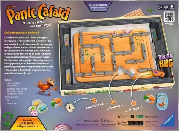 Ravensburger Panic Cafard 21443 – Jeu de société dès 5 ans – visuel fabricant 1