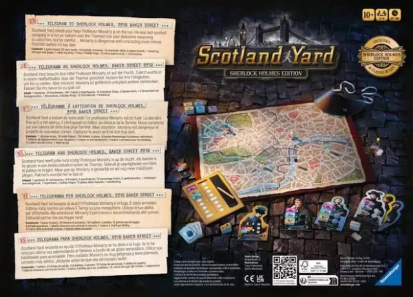 27344 – visuel 1 Ravensburger Scotland Yard Sherlock Holmes 27344 – Jeu d’enquête dès 10 ans – vue fabricant 1