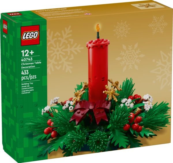 lego-40743-centre-table-noel-2 Boîte du centre de table LEGO 40743 de 433 pièces