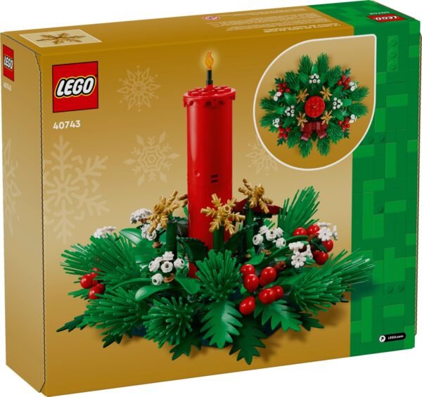 lego-40743-centre-table-noel-8 Dos de la boîte LEGO 40743 centre de table de Noël