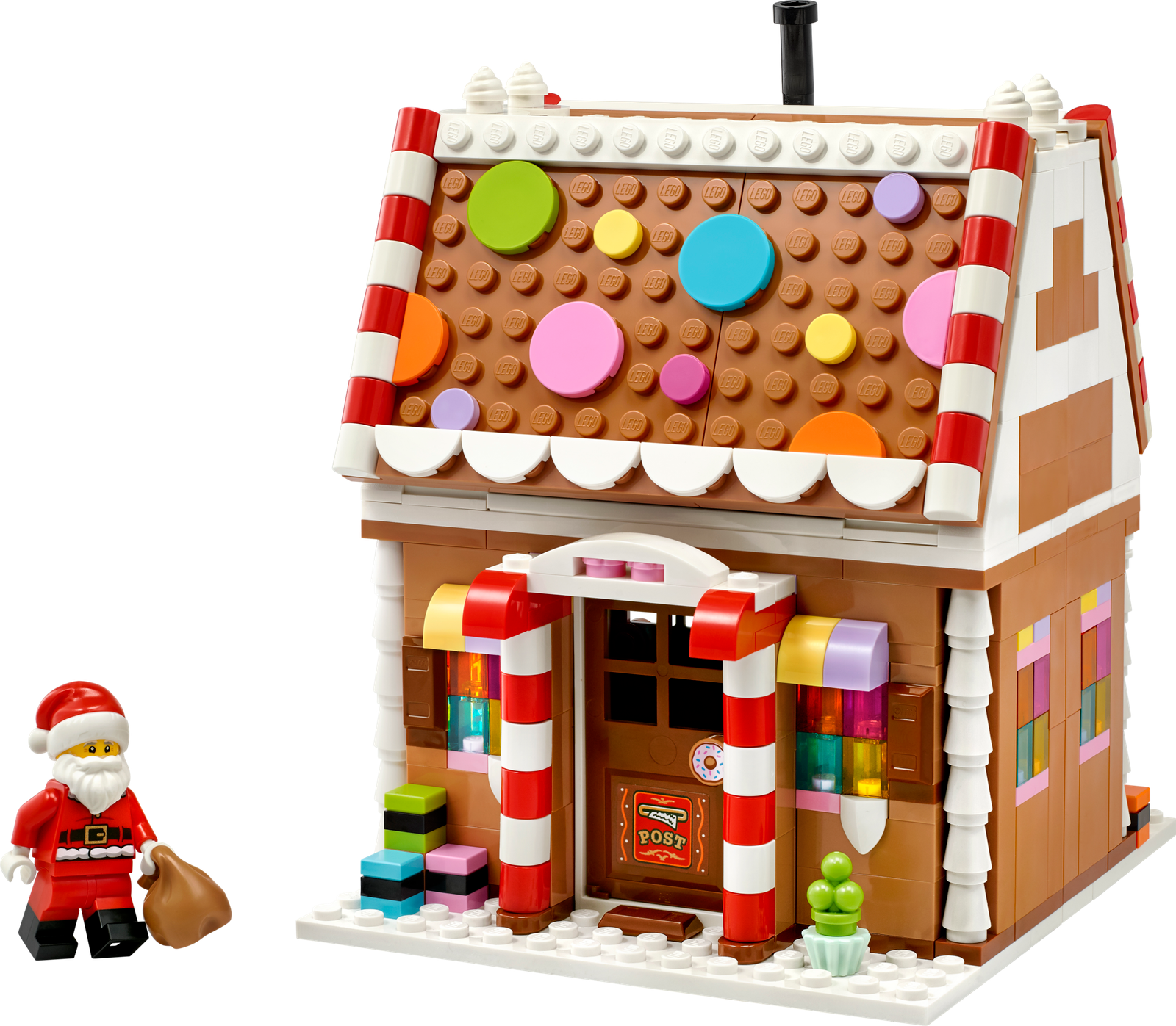 LEGO 40809 – Maison en pain d’épices festive avec Père Noël