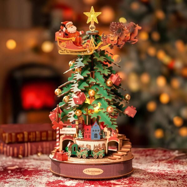 rolife-ams01-sapin-noel-musical-4 Sapin de Noël musical Rolife AMS01 sur fond blanc
