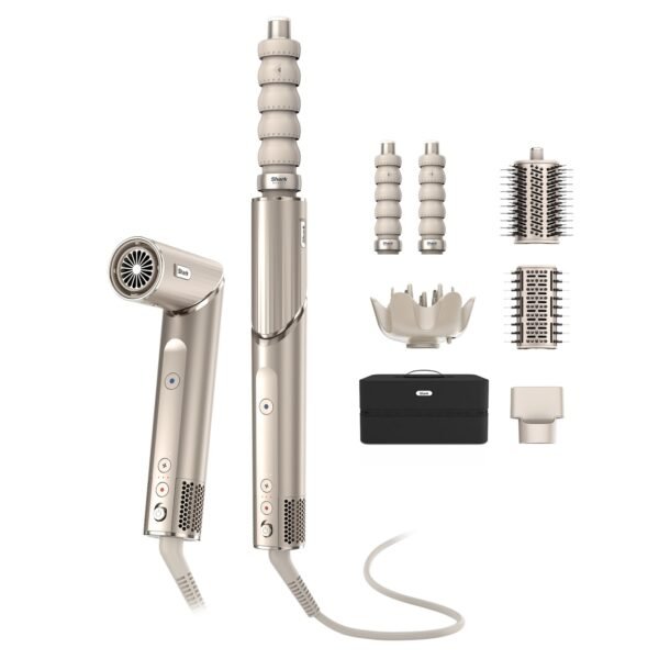Shark FlexStyle HD446SLEU — coffret 5-en-1 Shark FlexStyle HD446SLEU StarDust avec coffret et accessoires de coiffage