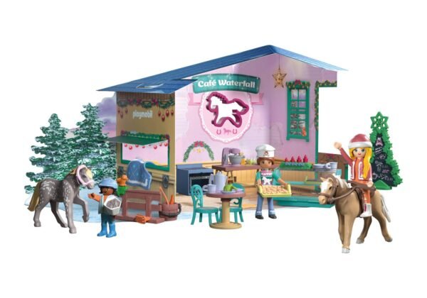 Playmobil-71952-calendrier-avent-patisserie-noel-vue-ensemble Calendrier de l’Avent PLAYMOBIL 71952 pâtisserie de Noël, ensemble des personnages et accessoires