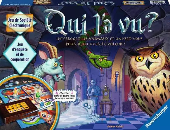 Ravensburger 21439 – visuel 0 Ravensburger Qui l’a vu ? 21439 – Jeu d’enquête coopératif dès 6 ans – boîte du jeu