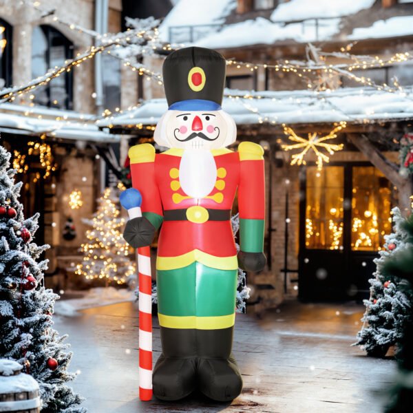 outsunny-casse-noisette-84j-120v90rd-2 Casse-noisette de Noël gonflable Outsunny 84J-120V90RD, 245 cm — visuel 2