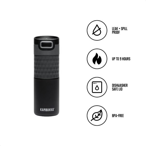 kambukka-etna-grip-500-black-steel-5 Présentation du mug isotherme Kambukka Etna Grip Black Steel