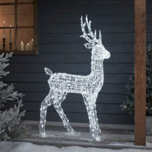 Renne lumineux extérieur Lights4fun Swinsty XX2001EU