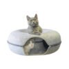 Yousuy 3477 vue complementaire 2 Tunnel et couchage pour chat en feutre avec fermeture zippée – S ou L — vue complémentaire 2