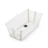 baignoire-bebe-stokke-flexi-bath-beige-ouverte Baignoire bébé pliable Stokke Flexi Bath beige sable, dépliée