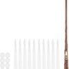 Lot de 10 bougies LED flottantes Idena avec baguette et supports