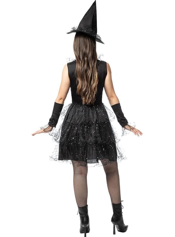 deguisement sorciere femme halloween funidelia robe et chapeau noir taille l deguisement sorciere femme halloween funidelia robe et chapeau noir taille l
