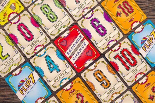Flip 7 Catch Up Games – cartes et exemple de partie