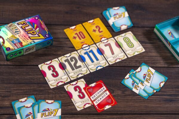 Flip 7 Catch Up Games – cartes et exemple de partie