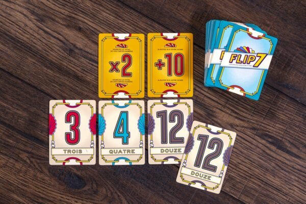 Flip 7 Catch Up Games – cartes et exemple de partie