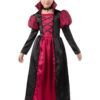 Déguisement vampire Funidelia 119616 pour fille noir et rouge, vue de face