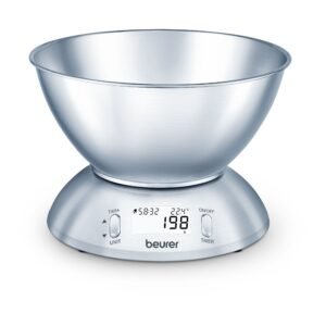 beurer-ks54-1 Balance de cuisine Beurer KS 54 avec bol inox, vue de face