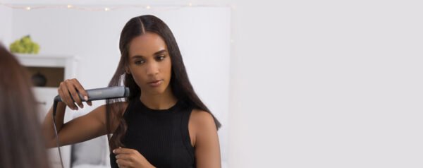 Coiffure réalisée avec le lisseur Remington Keratin Protect Coiffure réalisée avec le lisseur Remington Keratin Protect