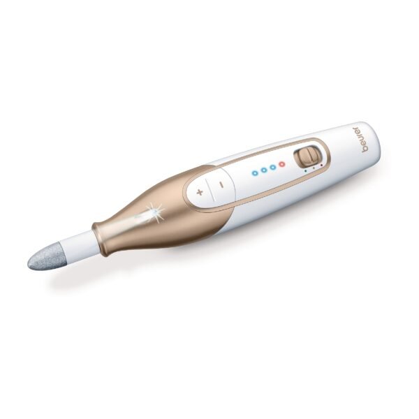 Beurer MP 64 kit manucure pédicure sans fil Appareil de manucure pédicure Beurer MP 64 blanc et doré