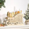 homcom-830-418-calendrier-avent-bois-traineau-9 Calendrier de l’Avent en bois HOMCOM 830-418 près d’une fenêtre