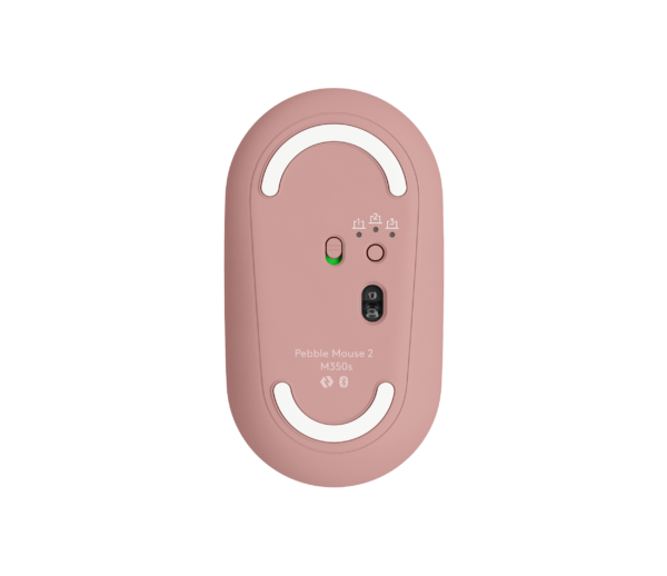 logitech-pebble-m350s-rose-5 Dessous de la Logitech Pebble M350s rose