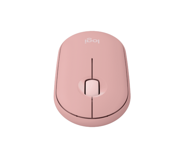 logitech-pebble-m350s-rose-4 Face avant de la souris Bluetooth Logitech M350s rose