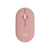 logitech-pebble-m350s-rose-1 Logitech Pebble Mouse 2 M350s rose vue de dessus